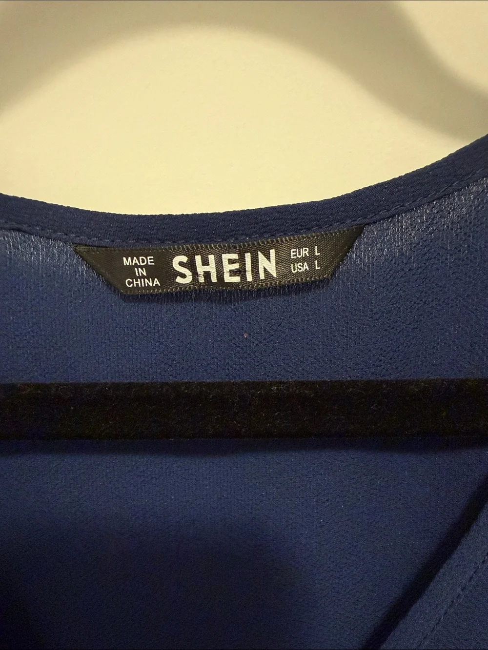 SHEIN Deep Navy V-Neck Sleeveless Chiffon Camisole